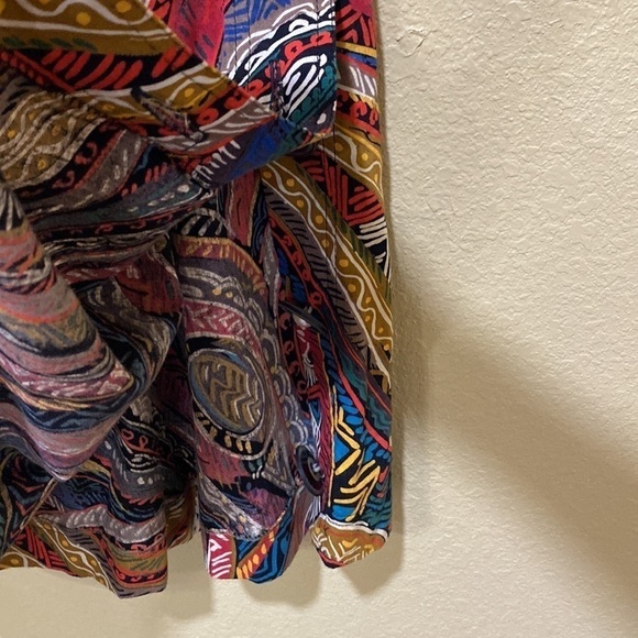 VINTAGE Gene Ewing Bis Boho Western Maxi Skirt - Picture 6 of 12